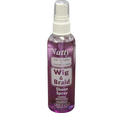Natty Wig & Braid Sheen Spray – 4 oz - ANNS BEAUTY SUPPLY